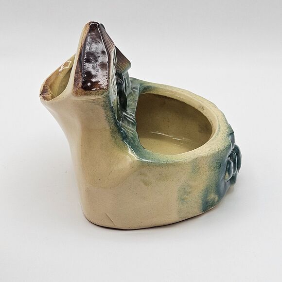 Fredericksburg Art Pottery FAPCO Planter Hacienda Southwest House Cactus Vintage - Picture 5 of 12